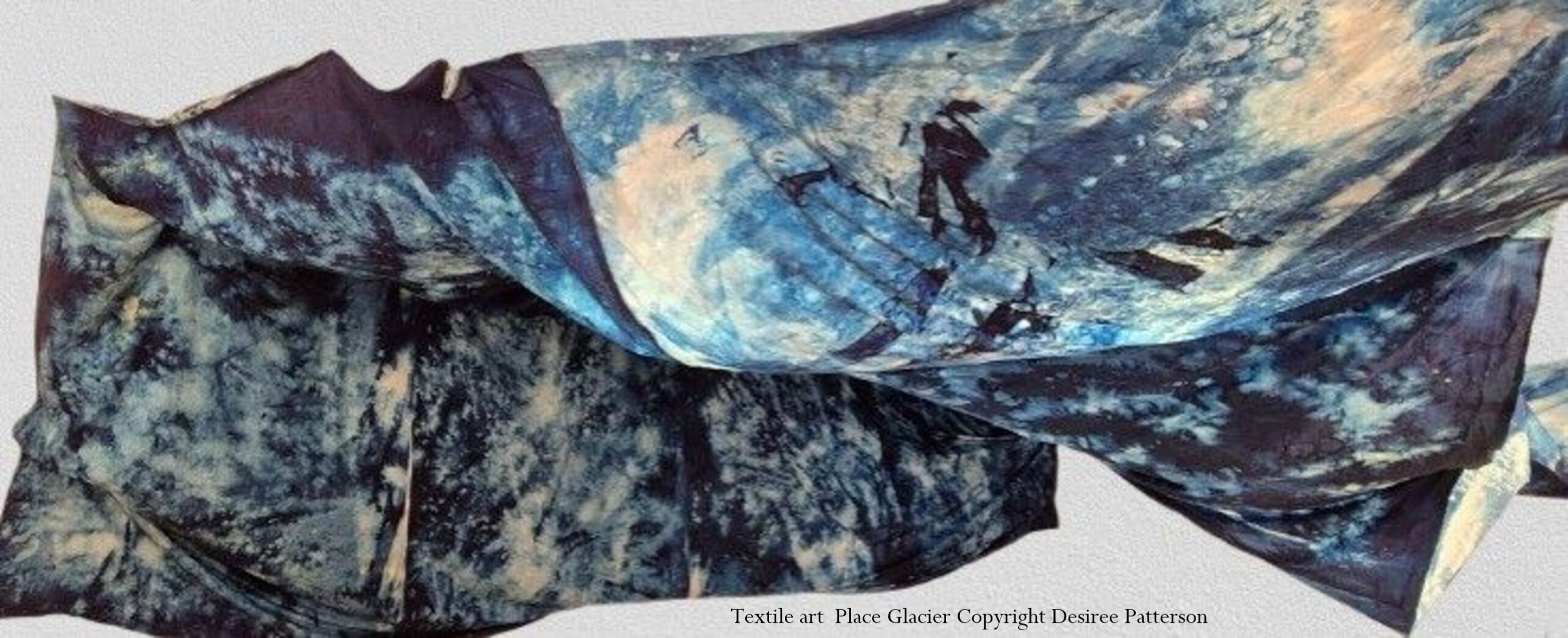 The textile art of Place Glacier UNESCO © Desirée Patterson